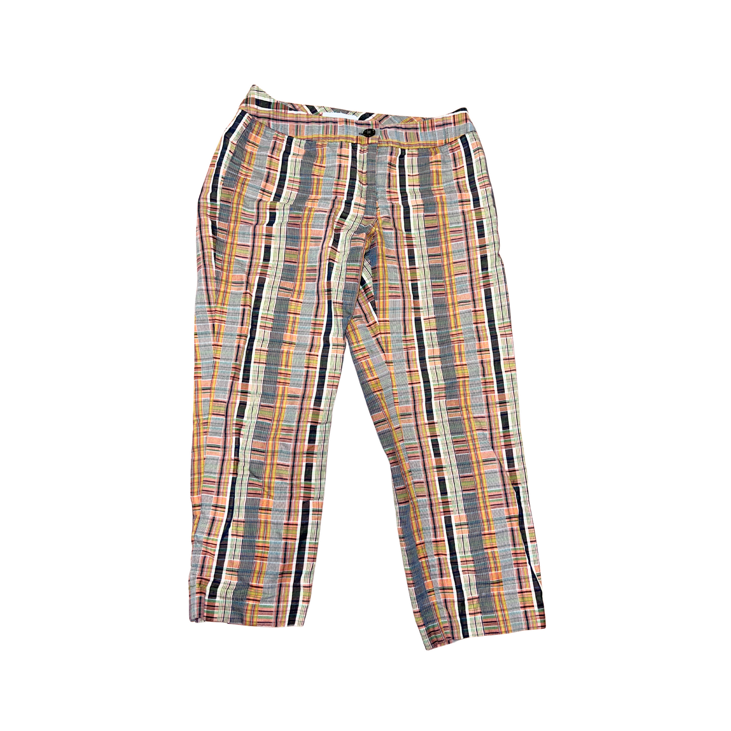 Vintage plaid capris
