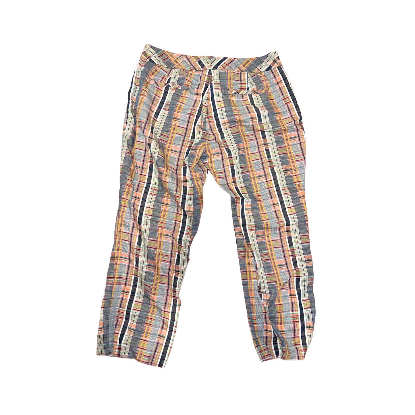 Vintage plaid capris